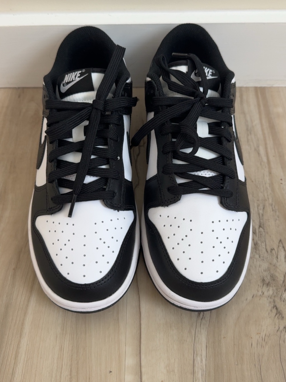 Nike Women’s Black and White Low-Top Sneakers